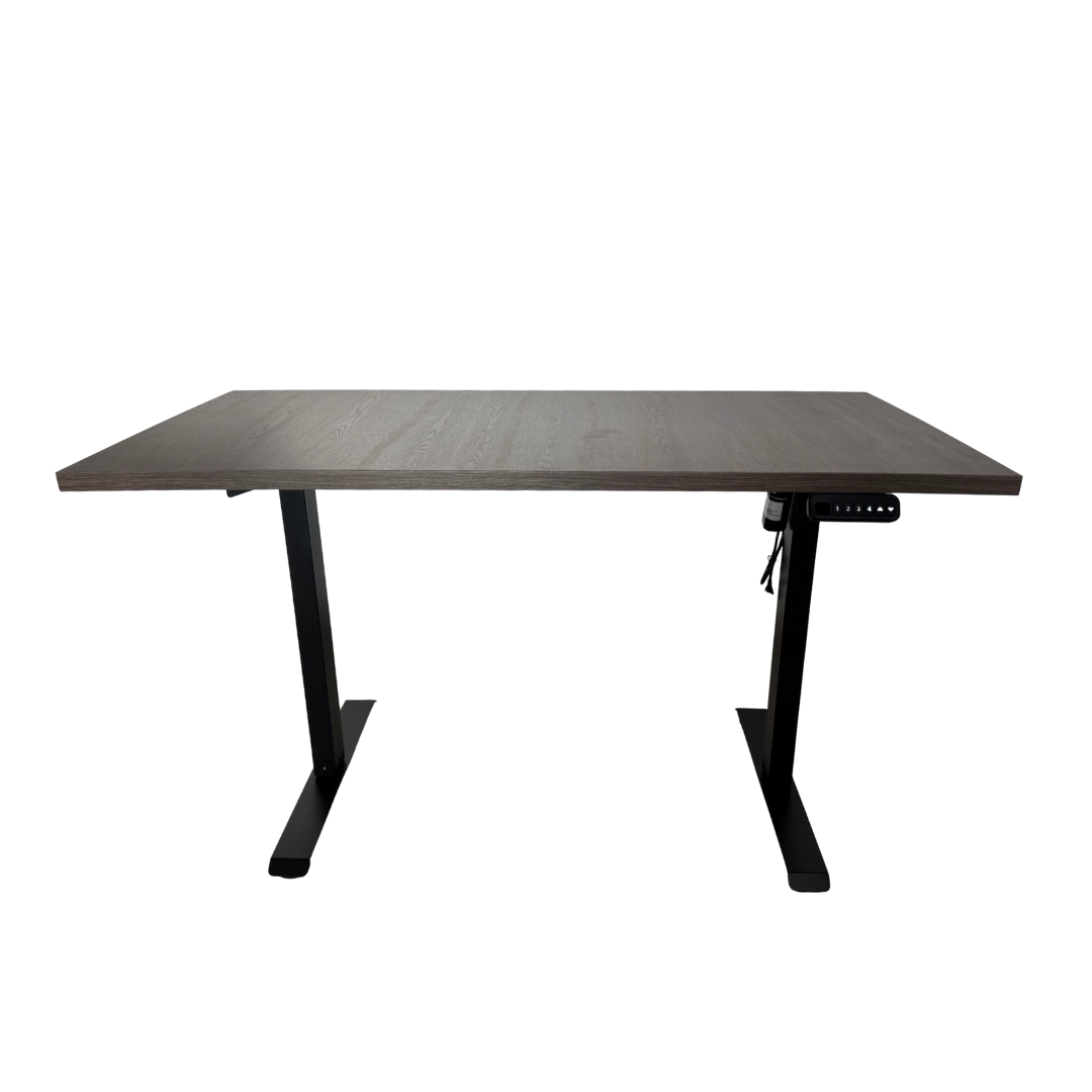 ESCRITORIO AJUSTABLE EN ALTURA ELÉCTRICO 1-MOTOR CON TABLA DE 140X70CM