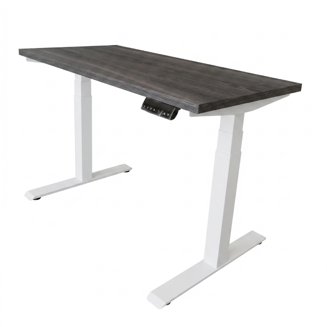 ESCRITORIO AJUSTABLE EN ALTURA ELÉCTRICO DUALMOTOR CON TABLA DE 120X60CM