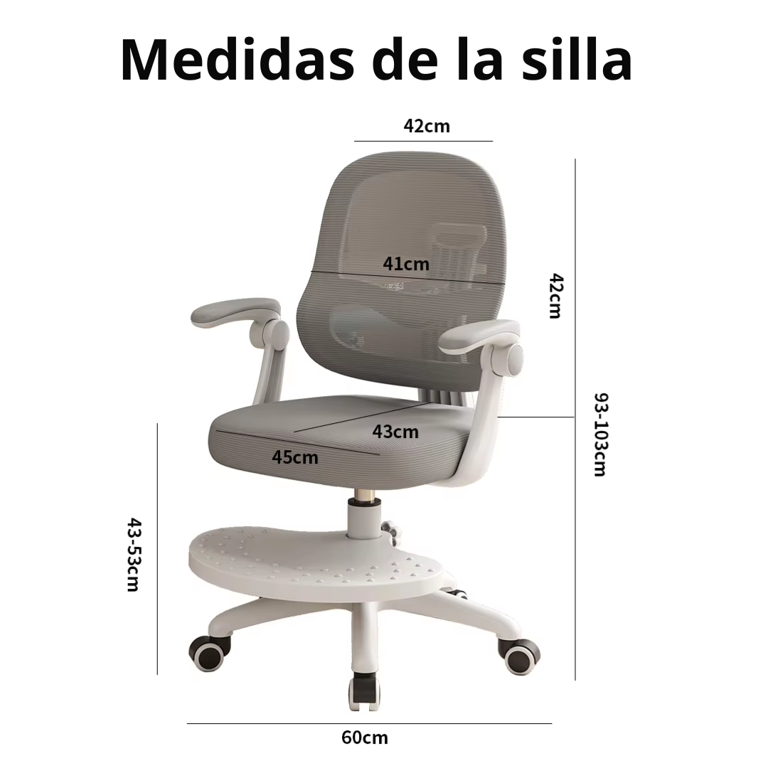 SILLA PARA NIÑOS ERGONÓMICA PARA ESTUDIAR - ERGOKIDS