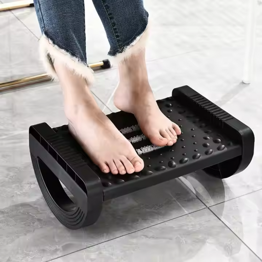 REPOSADOR DE PIES MECEDOR CON RODILLOS MASAJEADORES