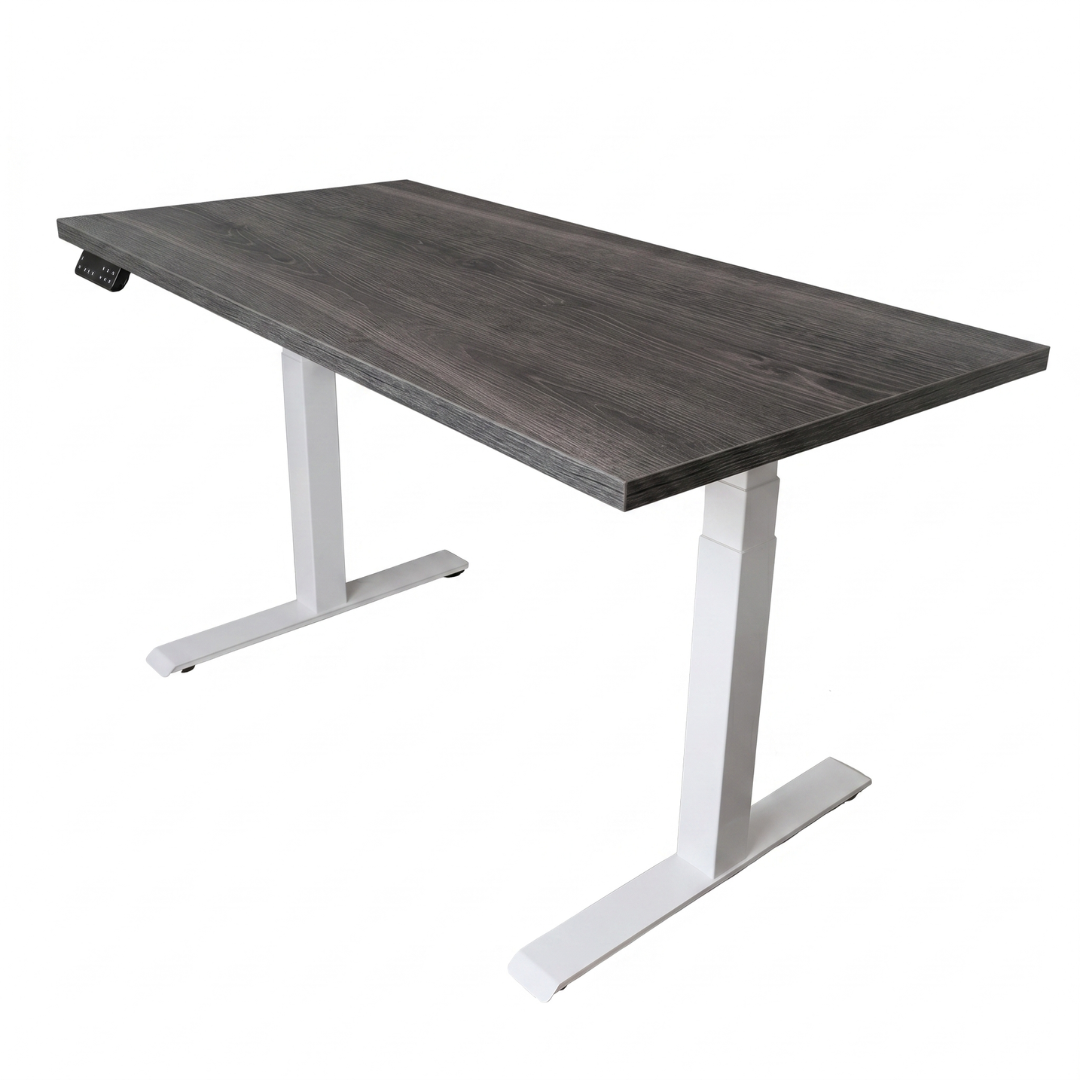 ESCRITORIO AJUSTABLE EN ALTURA ELÉCTRICO DUALMOTOR CON TABLA DE 140X70CM