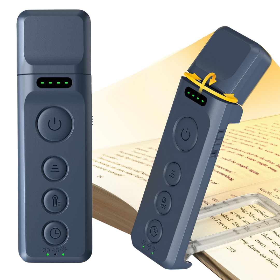 Lampara Leer Libros Premium Led Recargable Graduable Luz Lectura