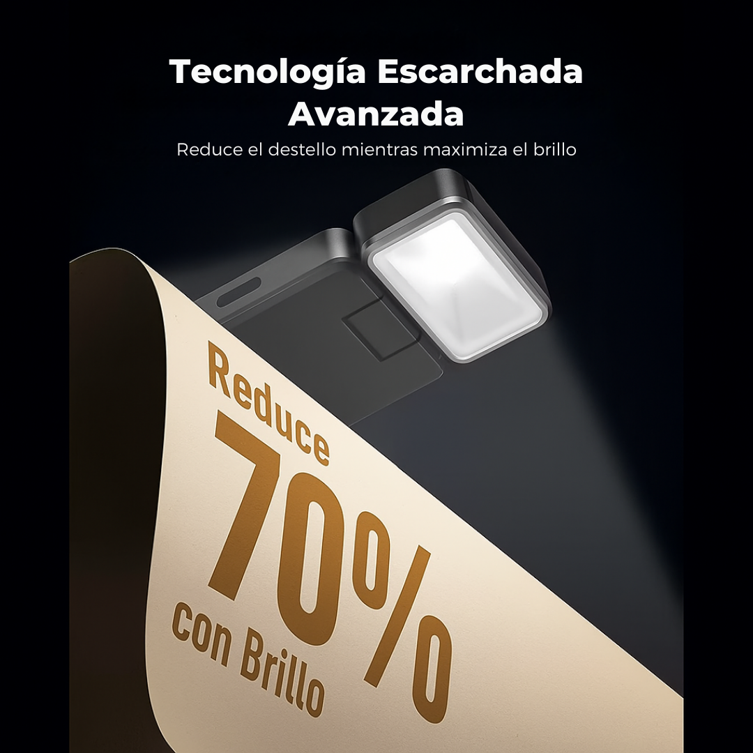 Lampara Lectura Led Recargable Para Leer Portable Graduable