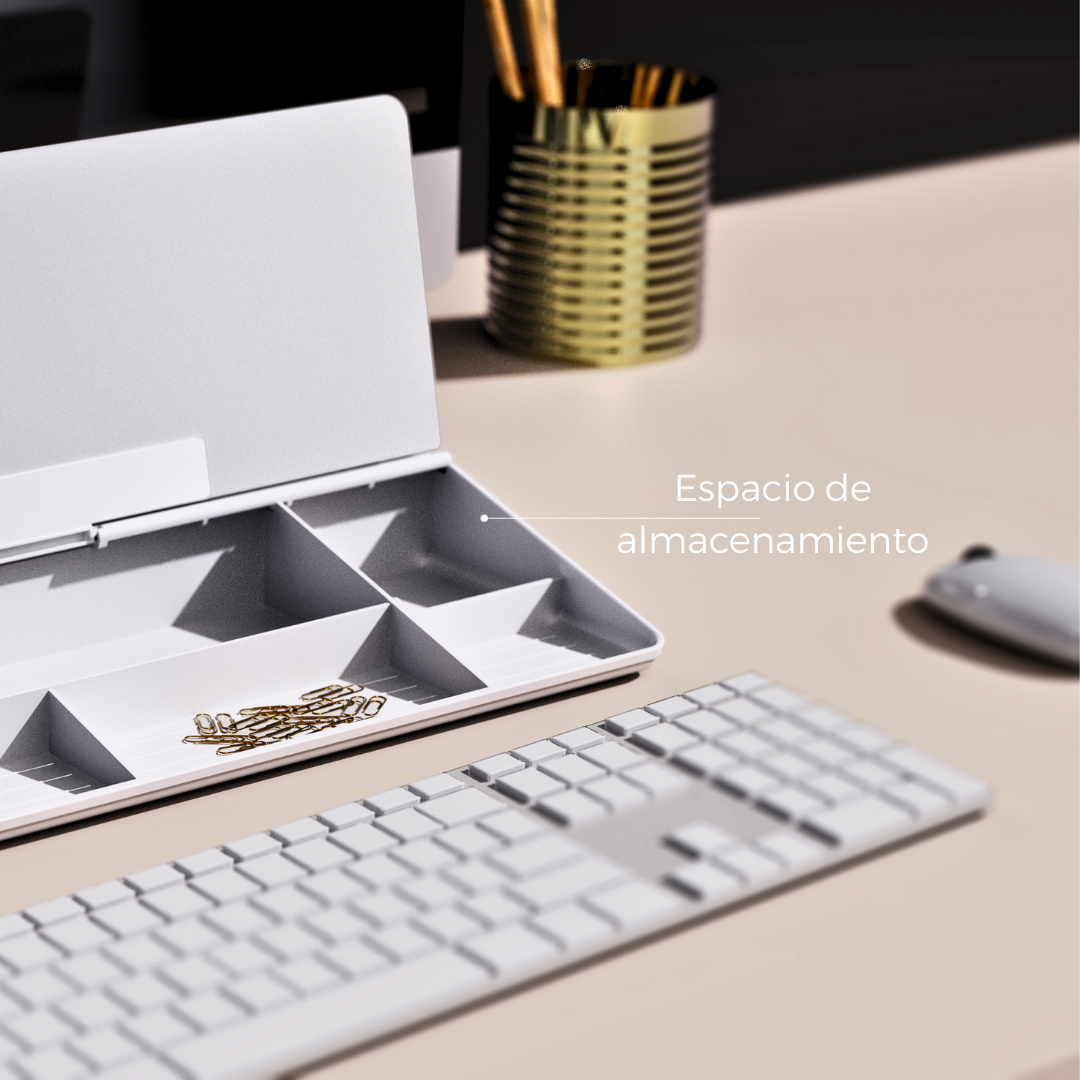 Tablero Mini Escritorio Acrílico Productividad + Organizador