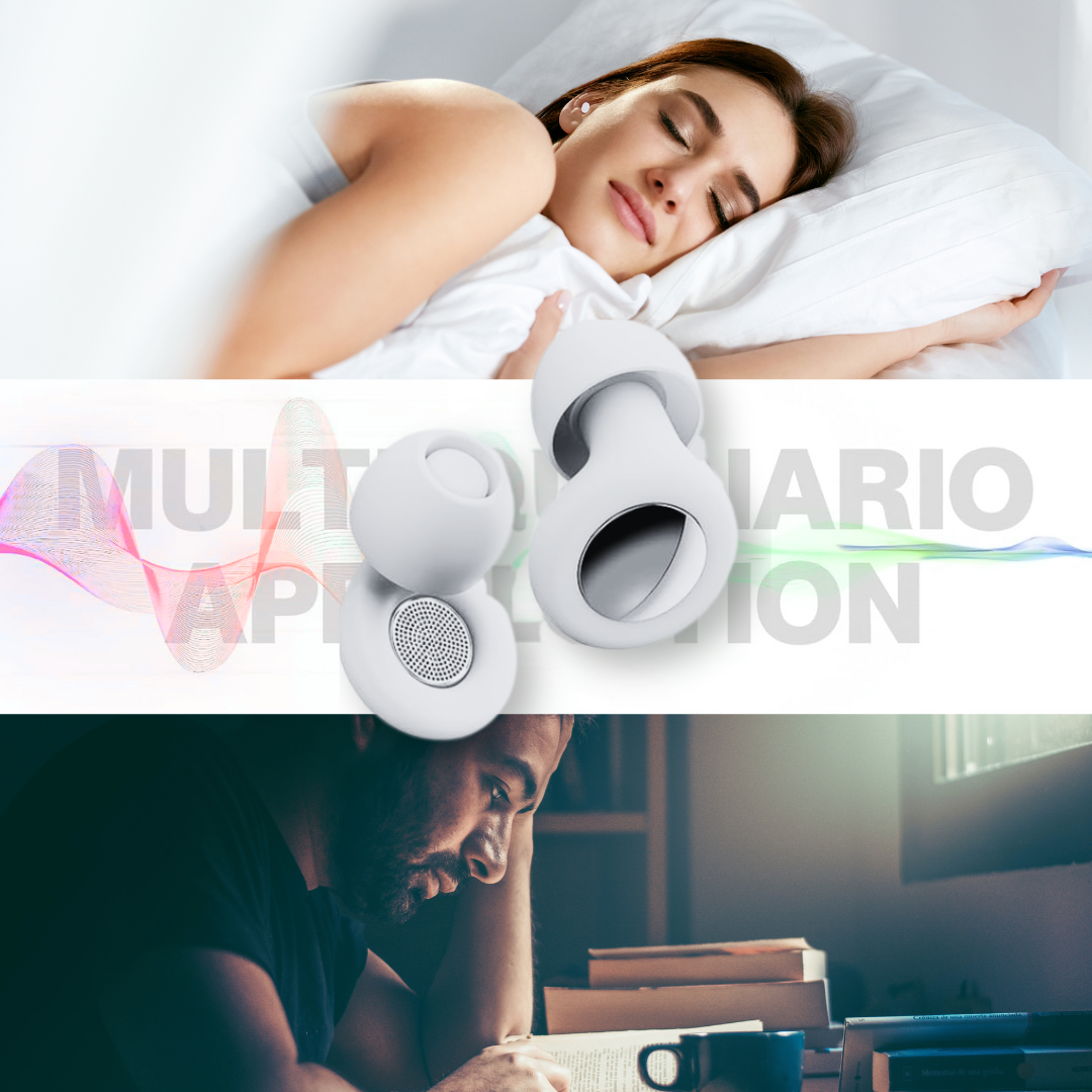 Tapones Oídos Antiruido Cancelación Sonido Dormir Viajar