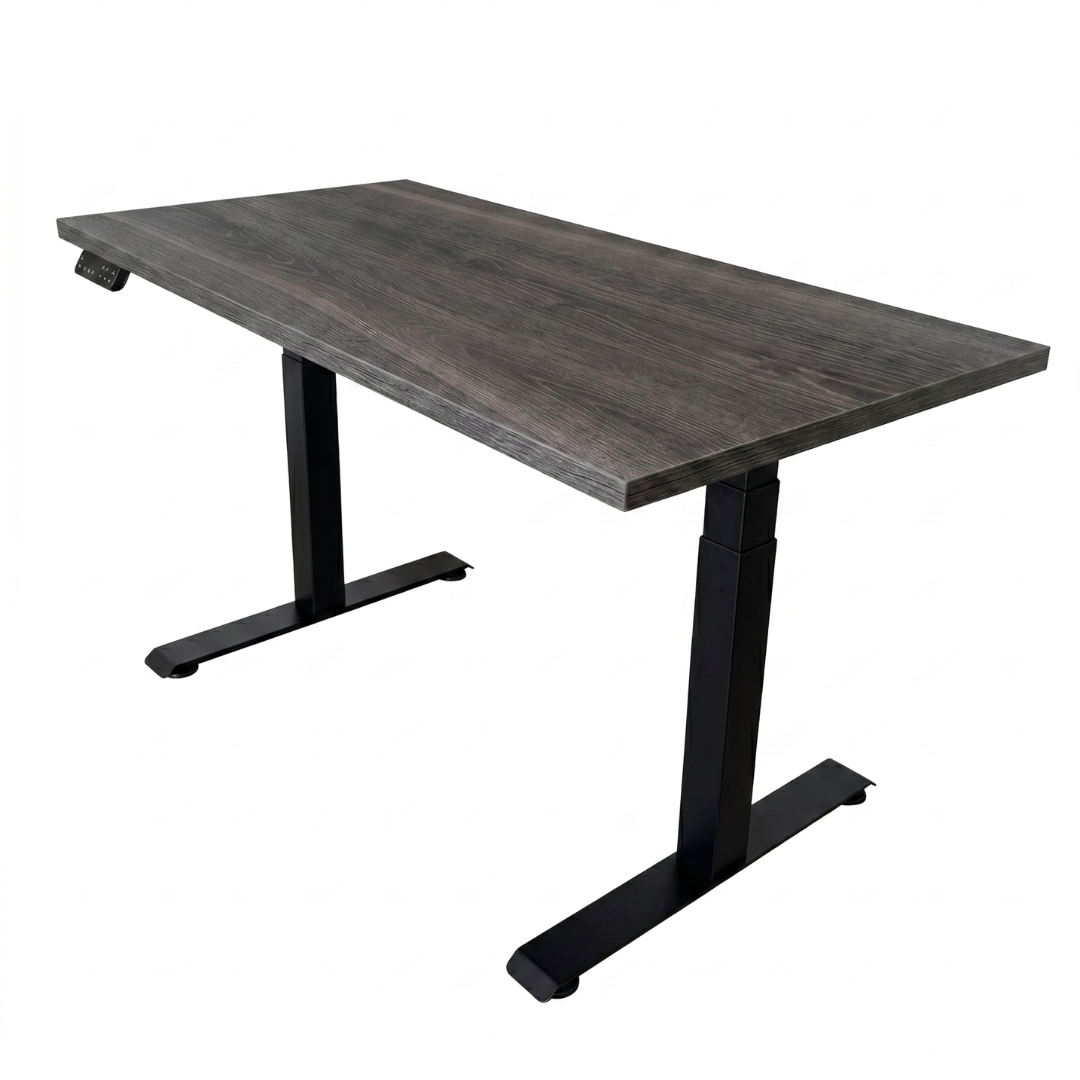 ESCRITORIO AJUSTABLE EN ALTURA ELÉCTRICO DUALMOTOR CON TABLA DE 140X70CM