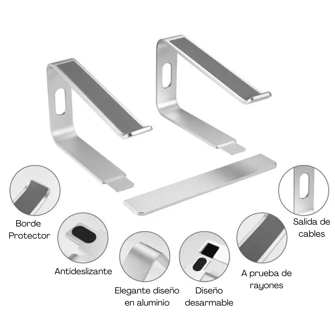 SOPORTE FIJO EN ALUMINIO PARA PORTÁTIL