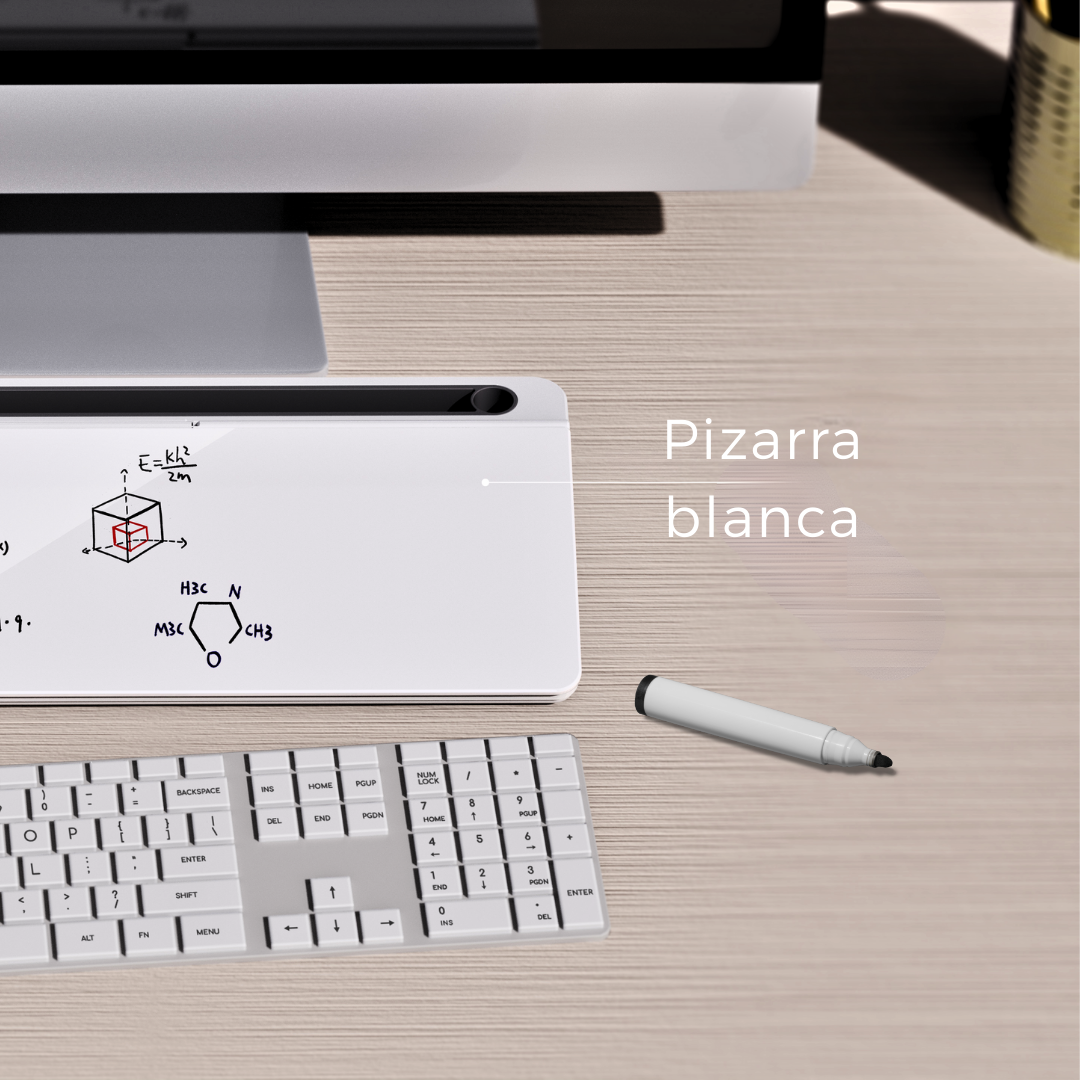Tablero Mini Escritorio Acrílico Productividad + Organizador