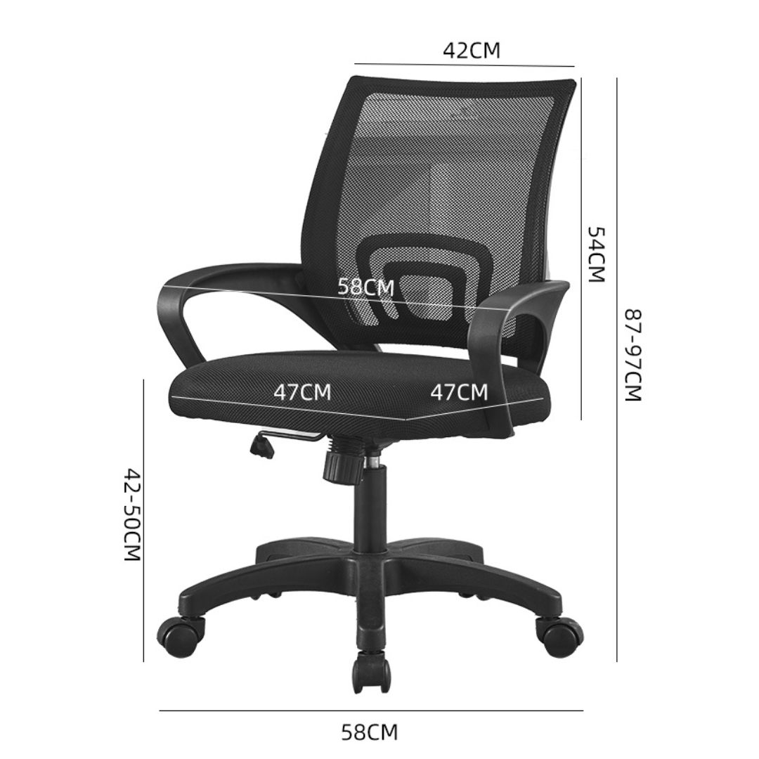 SILLA ESCRITORIO EJECUTIVA ERGONÓMICA - AMBAR