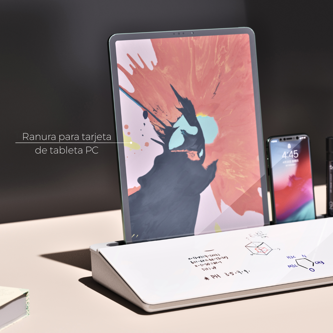 Tablero Mini Escritorio Acrílico Productividad + Organizador