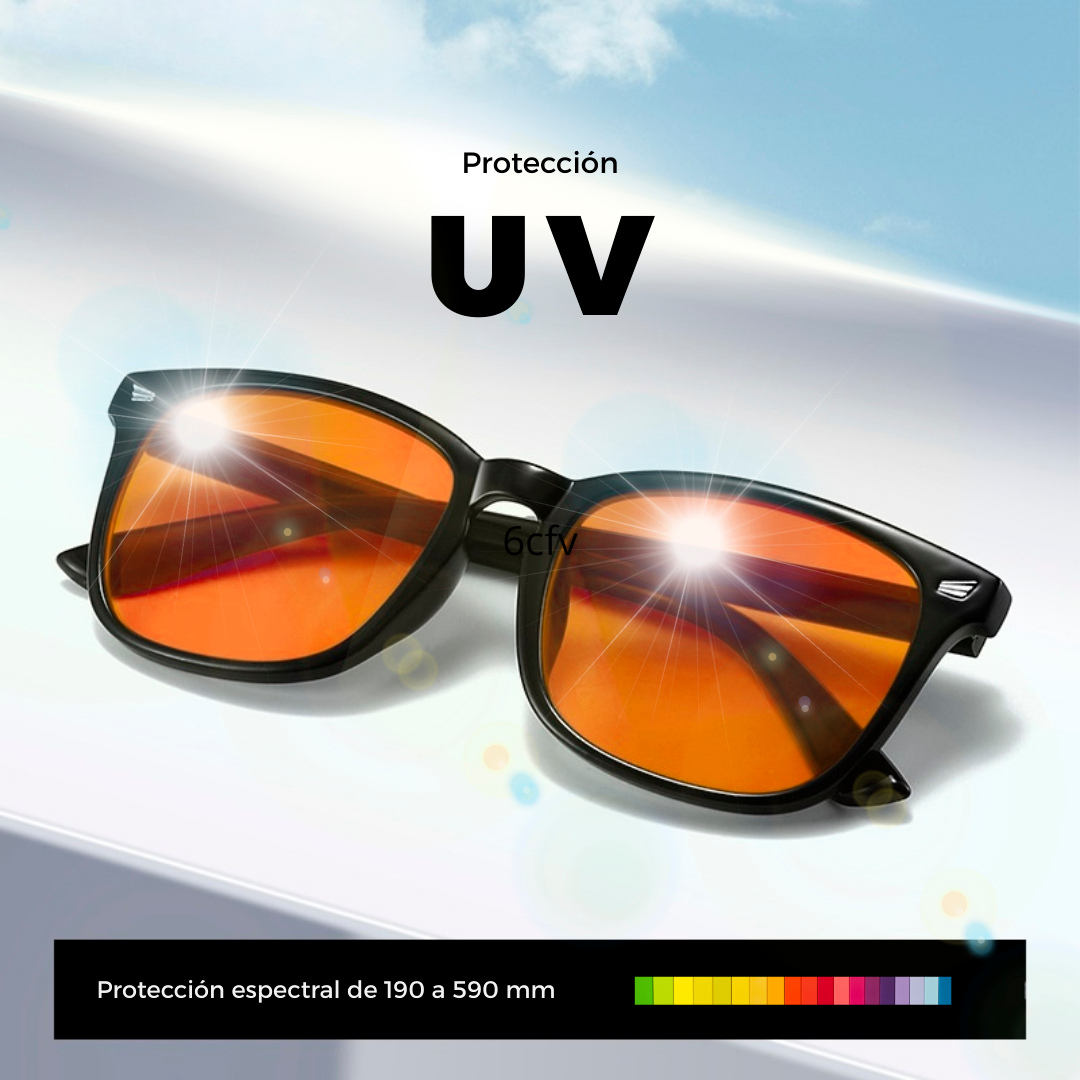 Gafas Bloqueo Luz Azul 96% Fotocromáticas para Pantallas en la Noche