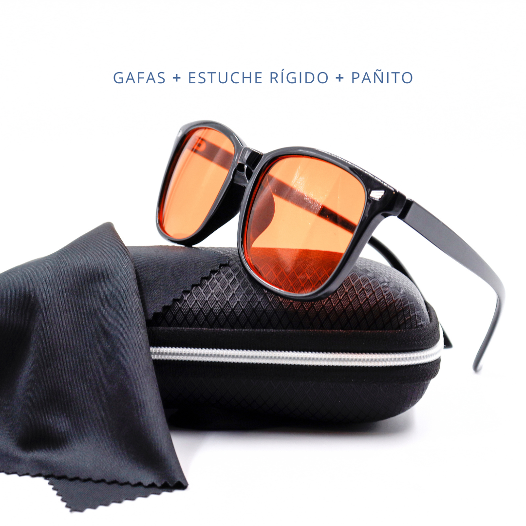 Gafas Bloqueo Luz Azul 96% Fotocromáticas para Pantallas en la Noche