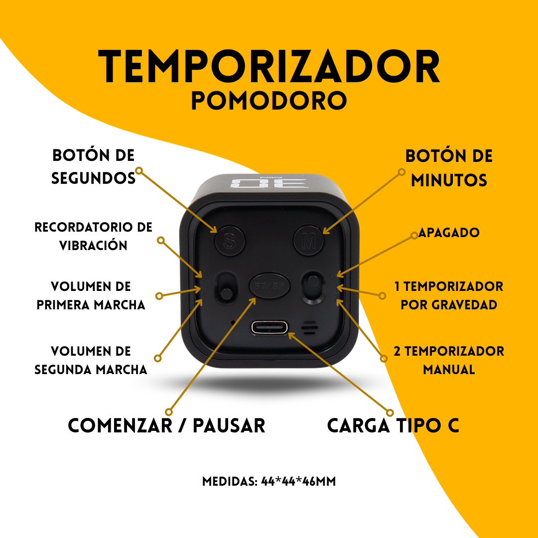 TEMPORIZADOR POMODORO PRODUCTIVIDAD