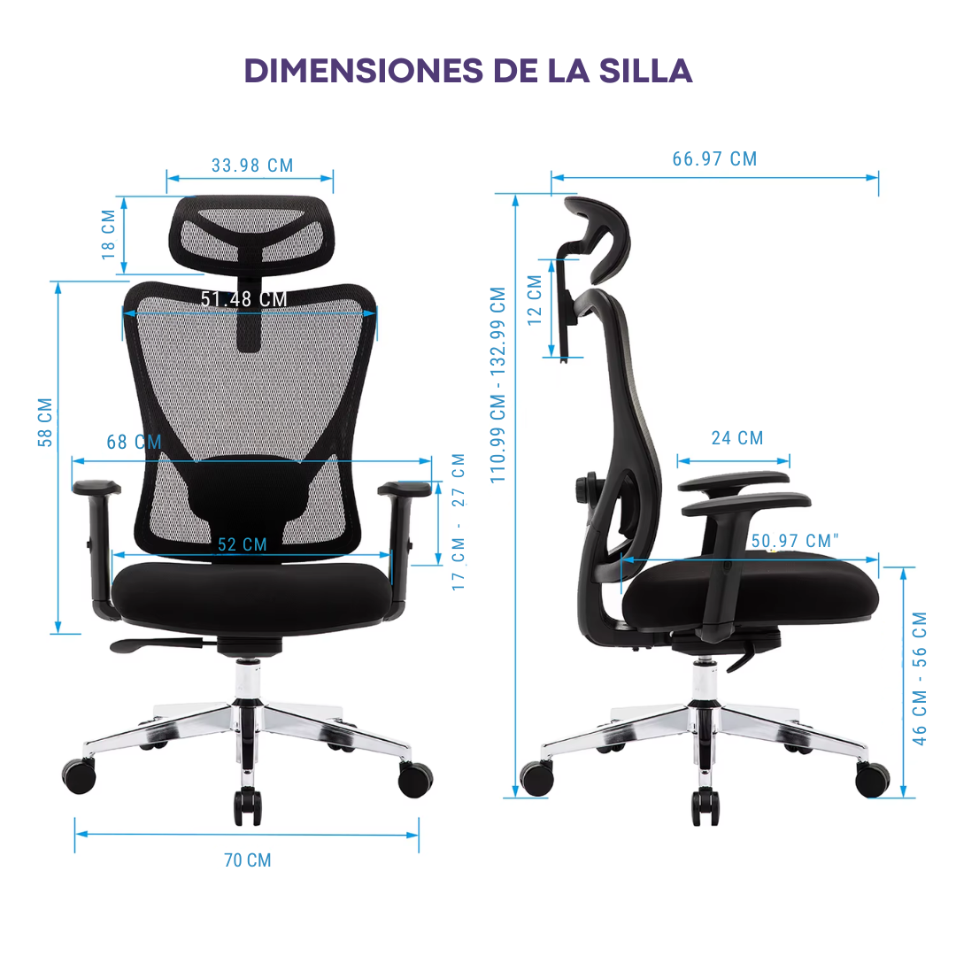 PREVENTA: SILLA ERGONÓMICA PREMIUM - ZENON