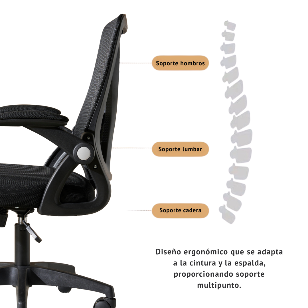 SILLA ESCRITORIO EJECUTIVA ERGONÓMICA - NYRA