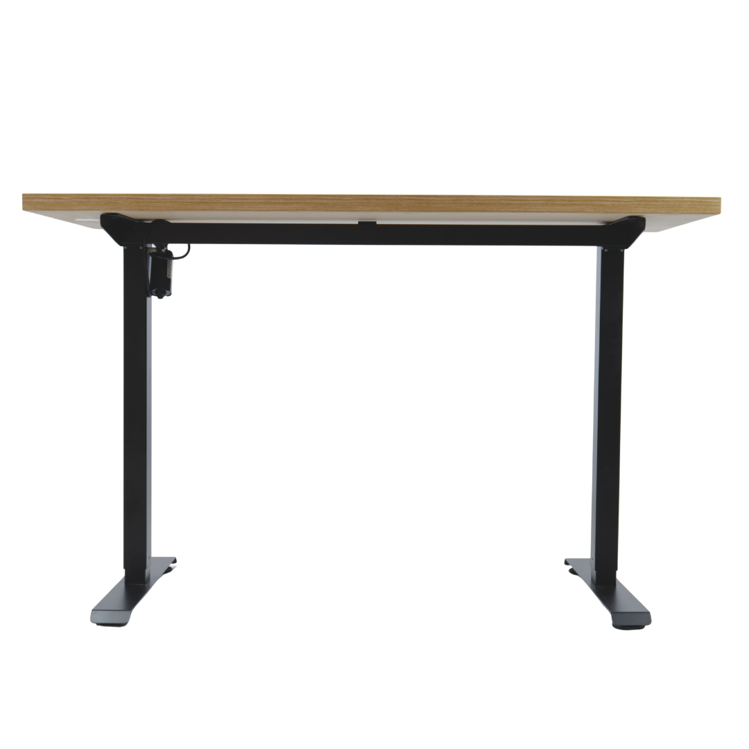 ESCRITORIO AJUSTABLE EN ALTURA ELÉCTRICO 1-MOTOR CON TABLA DE 120X60CM