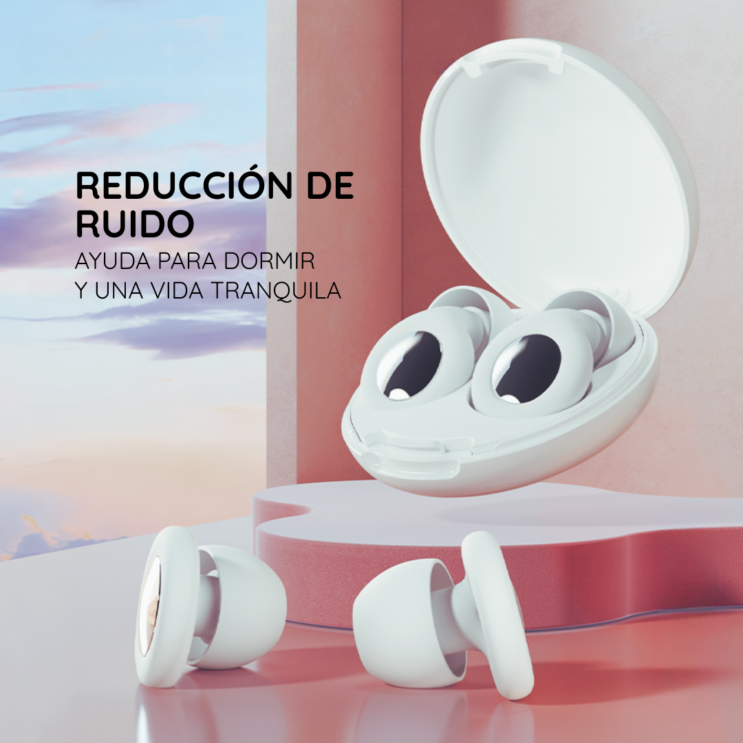 Tapones Oídos Antiruido Cancelación Sonido Dormir Viajar