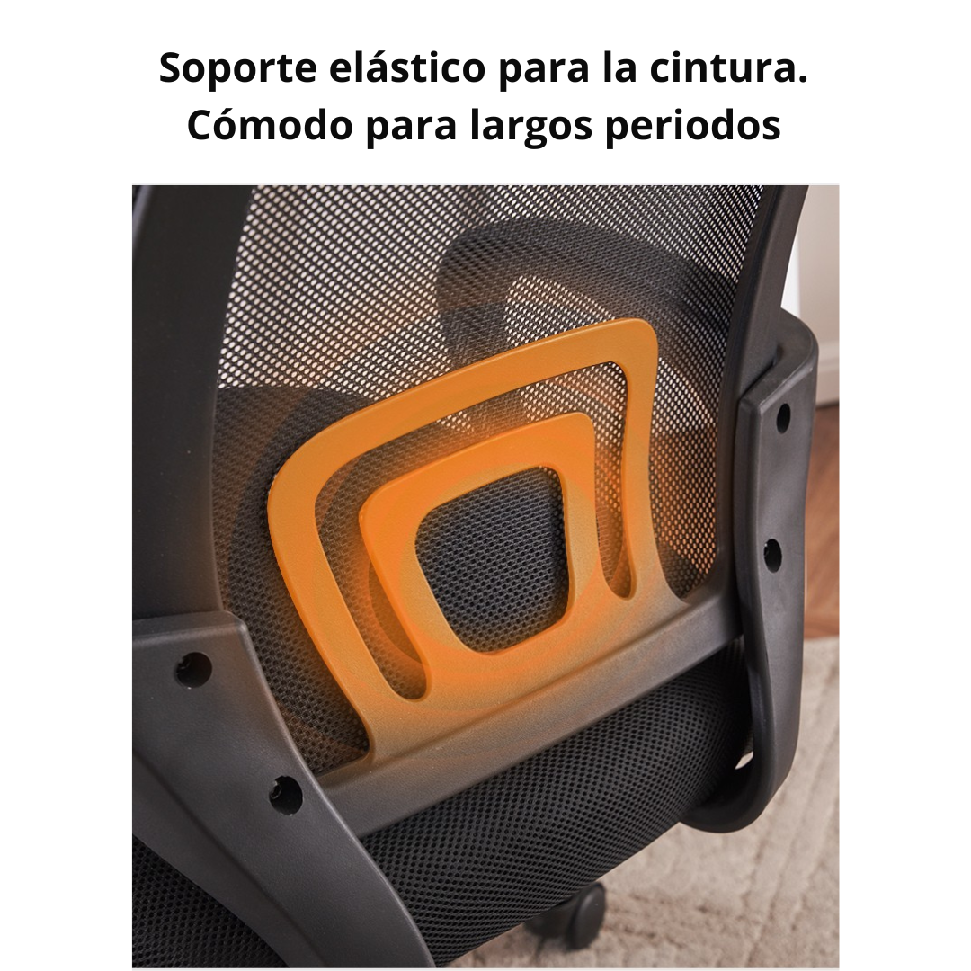 SILLA ESCRITORIO EJECUTIVA ERGONÓMICA - AMBAR