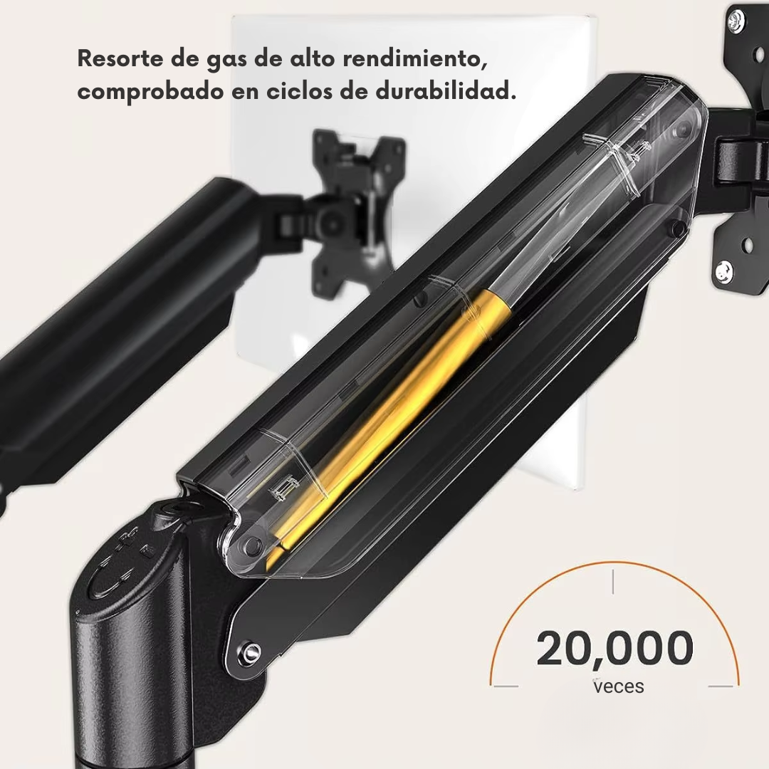 SOPORTE BASE 2 BRAZOS PARA MONITORES EN ESCRITORIO