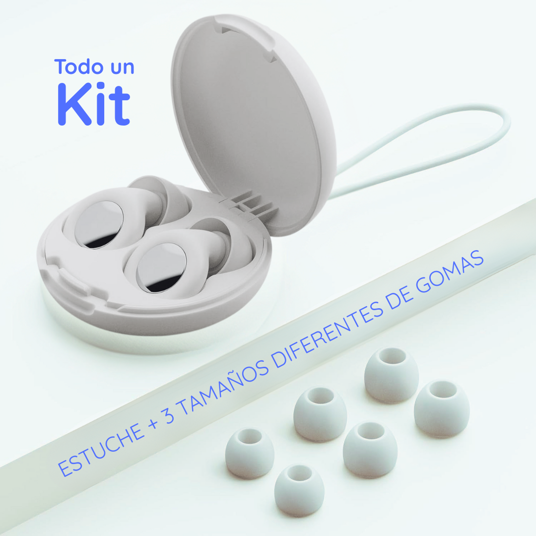 Tapones Oídos Antiruido Cancelación Sonido Dormir Viajar