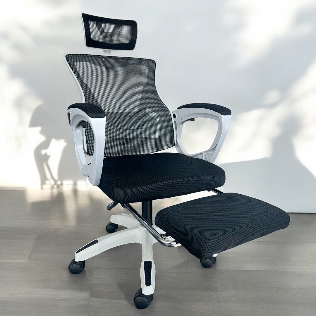 SILLA RECLINABLE ERGONÓMICA NOVA - NEGRO