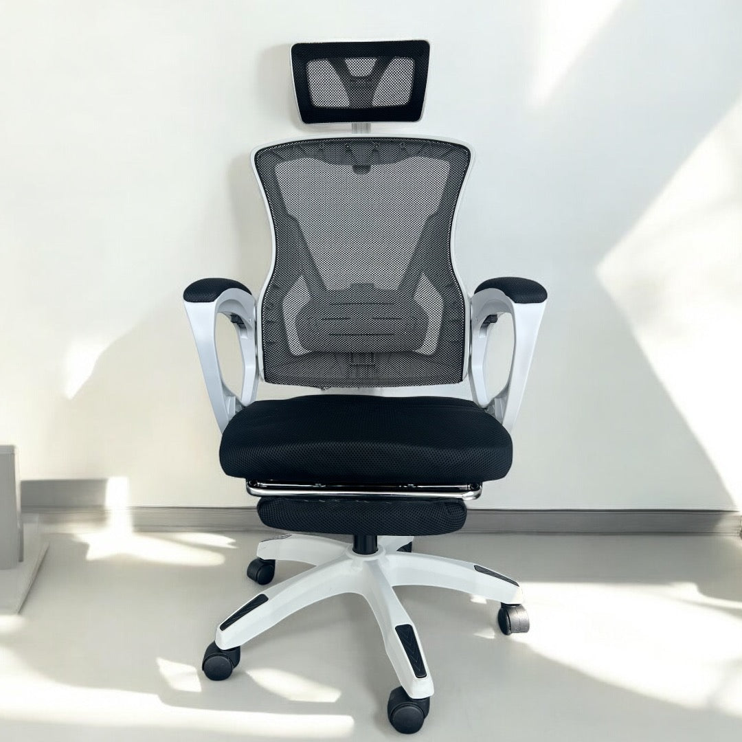 SILLA RECLINABLE ERGONÓMICA NOVA - NEGRO