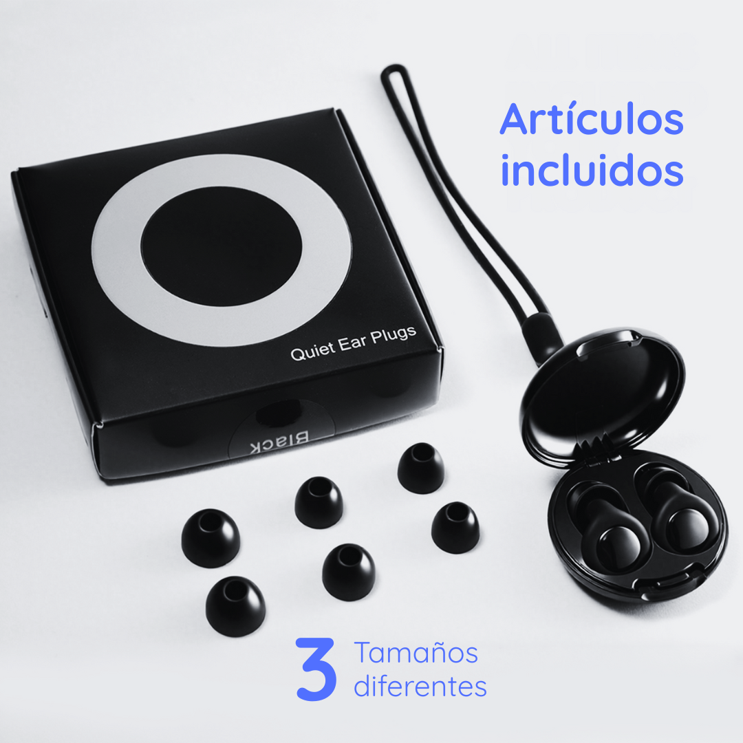 Tapones Oídos Antiruido Cancelación Sonido Dormir Viajar