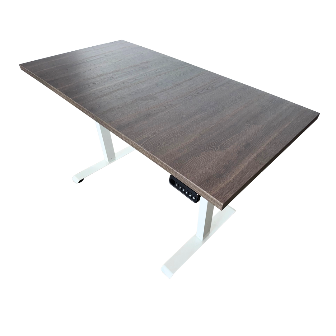 ESCRITORIO AJUSTABLE EN ALTURA ELÉCTRICO 1-MOTOR CON TABLA DE 140X70CM