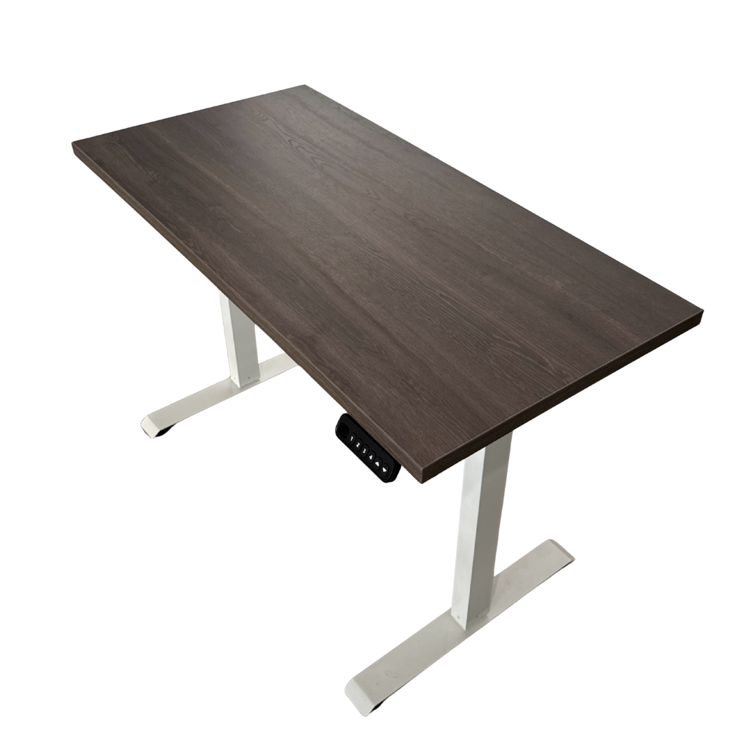 ESCRITORIO AJUSTABLE EN ALTURA ELÉCTRICO 1-MOTOR CON TABLA DE 120X60CM