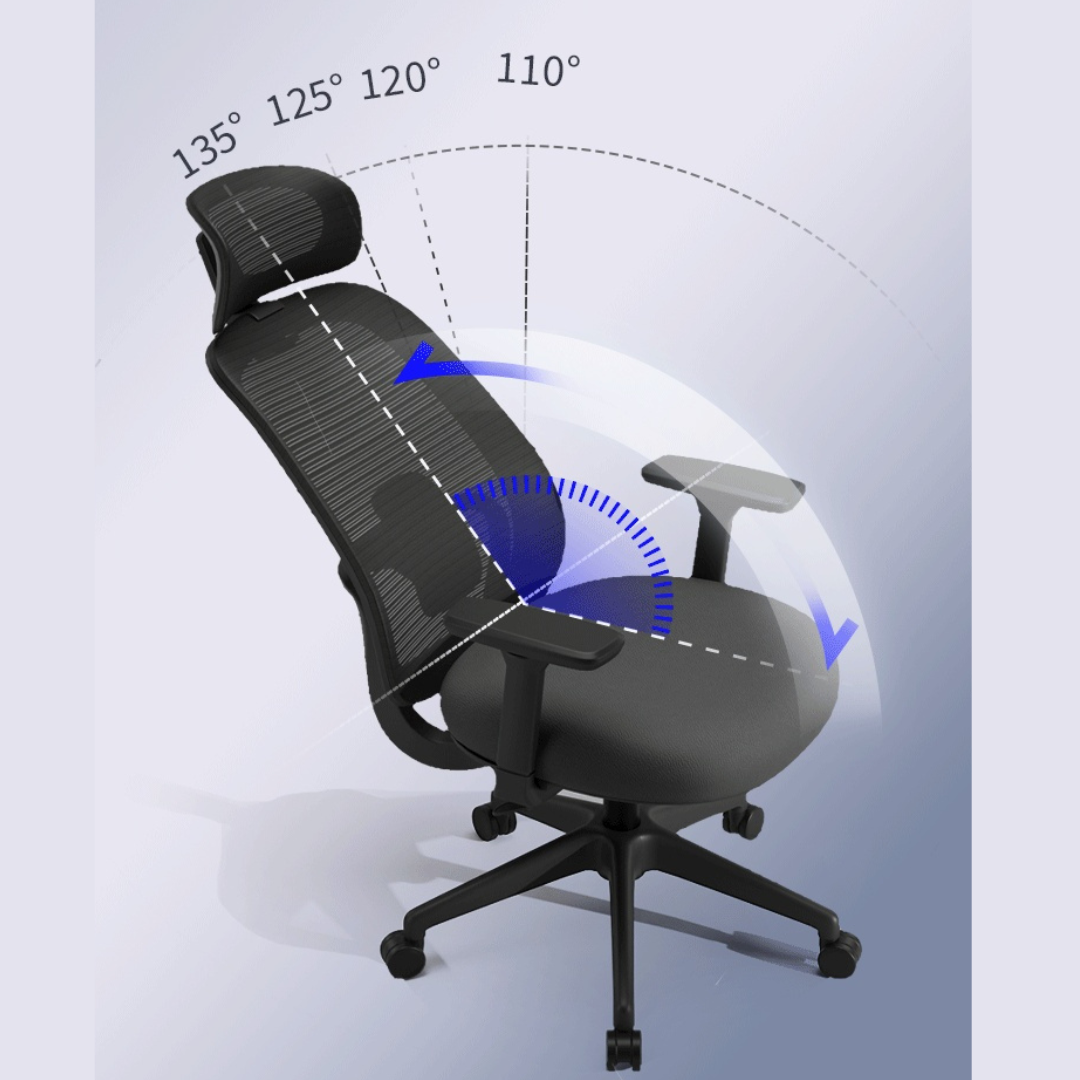 SILLA RECLINABLE ERGONÓMICA PREMIUM - TITÁN
