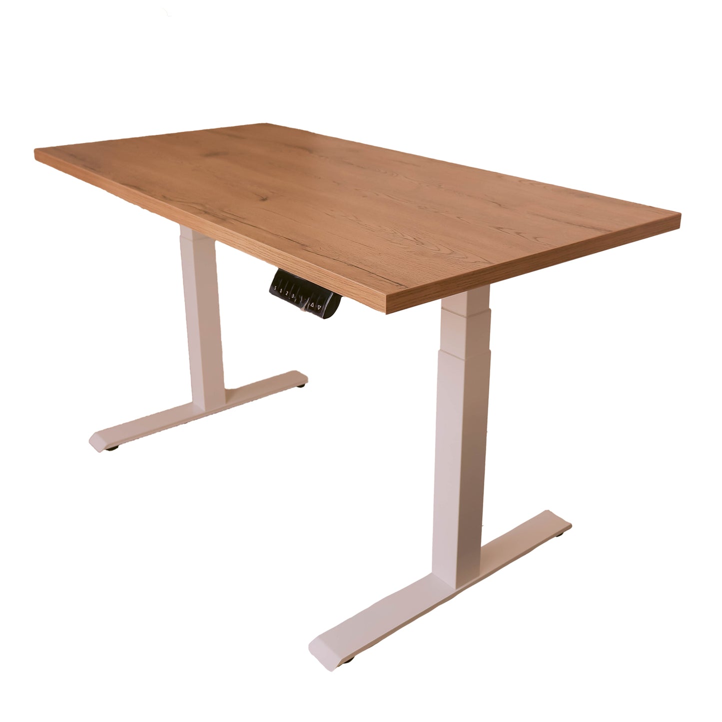 ESCRITORIO AJUSTABLE EN ALTURA ELÉCTRICO DUALMOTOR CON TABLA DE 140X70CM